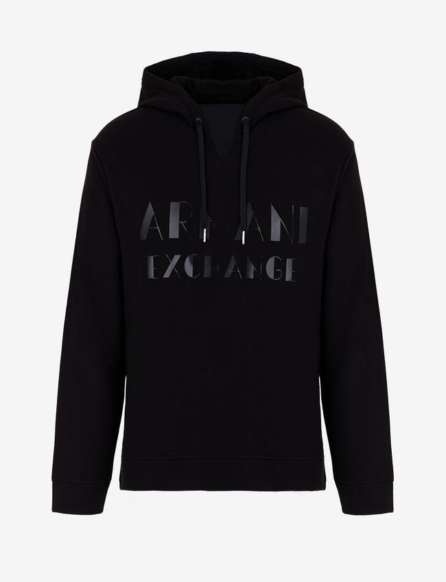 armani exchange hoodie black