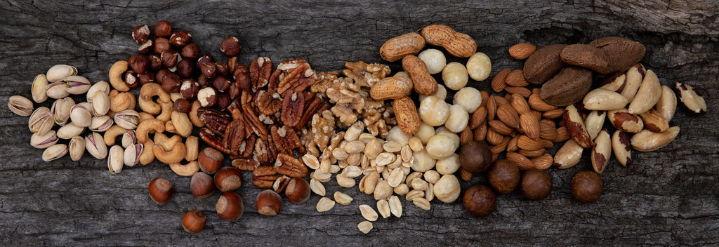 Wide range of nuts