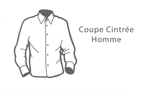 Chemise homme Cotton Park coupe cintrée