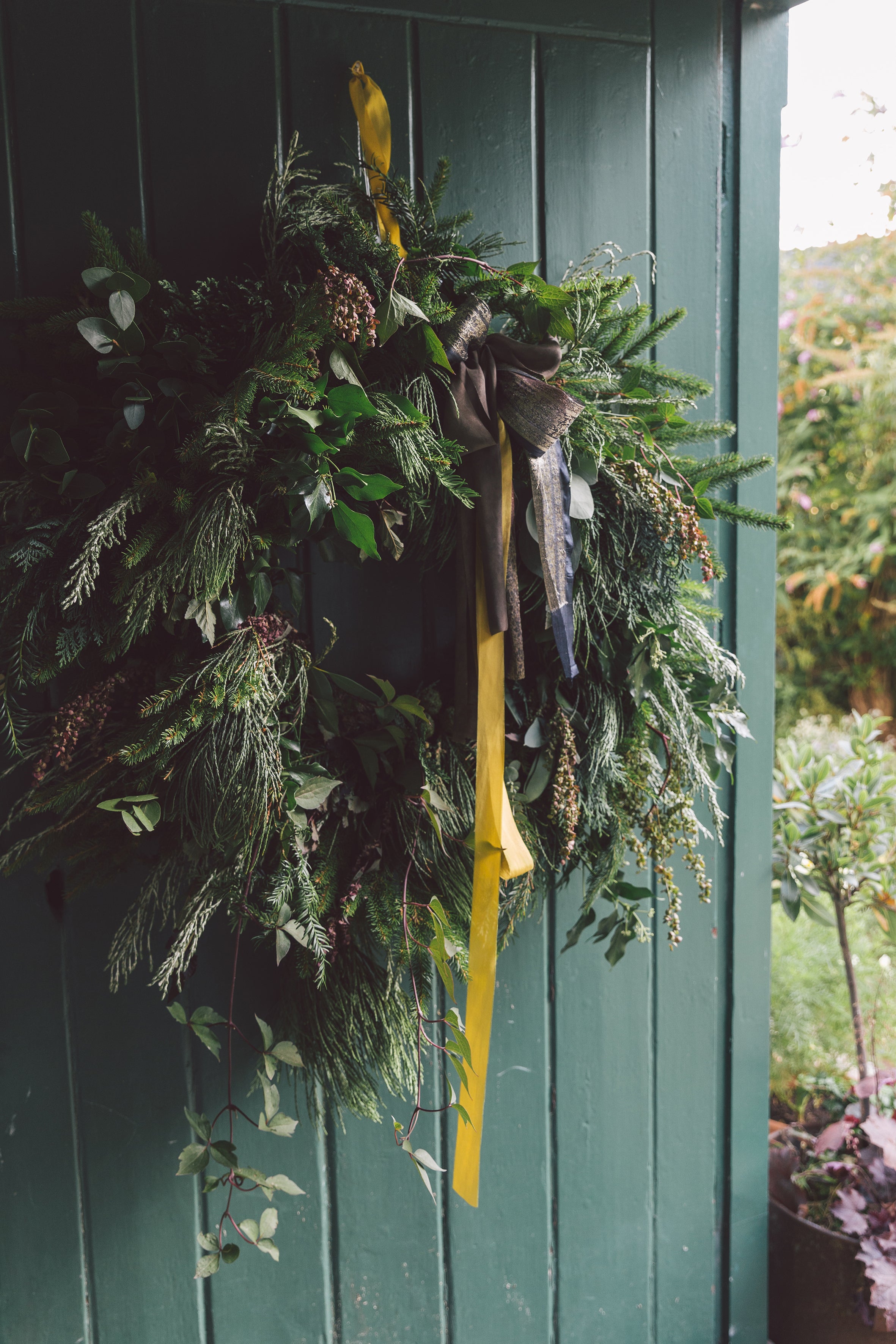 LUXURY FOLIAGE WREATH WORKSHOP - SUNDAY 8TH DECEMBER 2019- 11am - 1.30pm