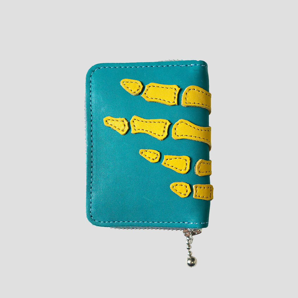 THUMB-UP BONE MINI LEATHER WALLET