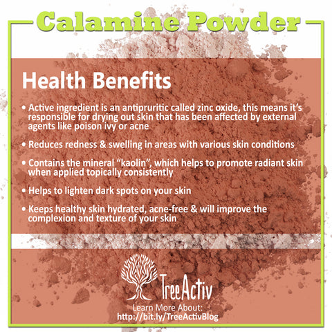 TreeActiv Calamine Powder Health Benefits