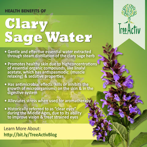 TreeActiv Clary Sage Water Health Benefits