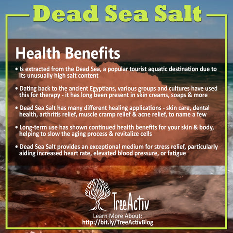TreeActiv Dead Sea Salt Health Benefits