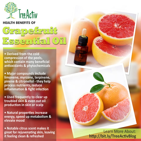 TreeActiv Grapefruit Essential Oil Health Benefits