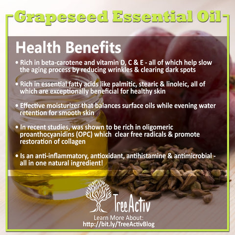 TreeActiv Grapeseed Essential Oil Health Benefits