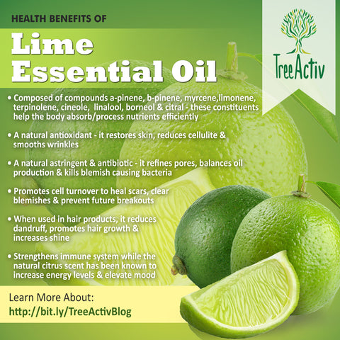 TreeActiv Lime Essential Oil Health Benefits