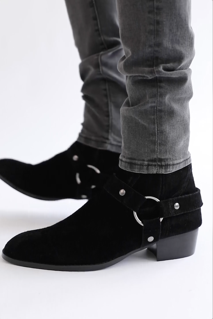 harness chelsea boots mens