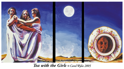 Painting of Tea with the Girls ¤ Carol Wylie 2005 