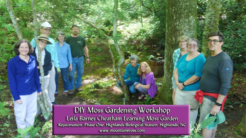 Highlands Biological Station Learning Moss Garden