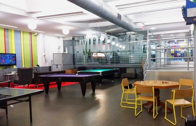 Google oficinas NY- edificio 9 - Area de juegos 1