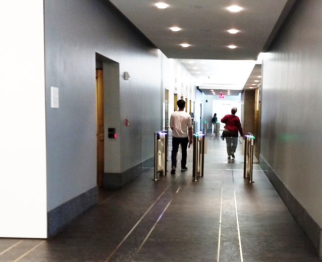 Google oficinas NY- edificio 9 - Pasillos acceso a oficinas