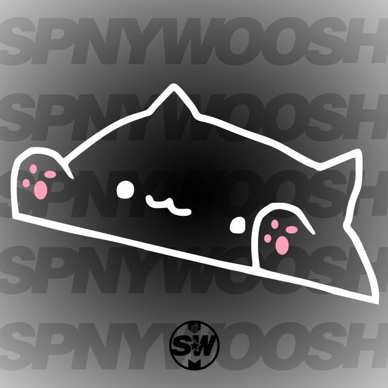 Bongo Cat Meme Decal | Spinnywhoosh Graphics