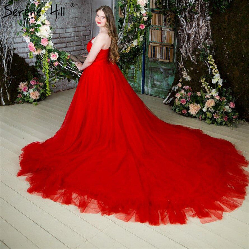 royal red gown