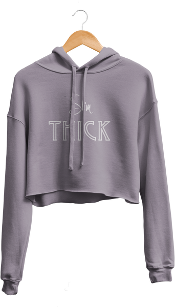 thick cropped hoodie