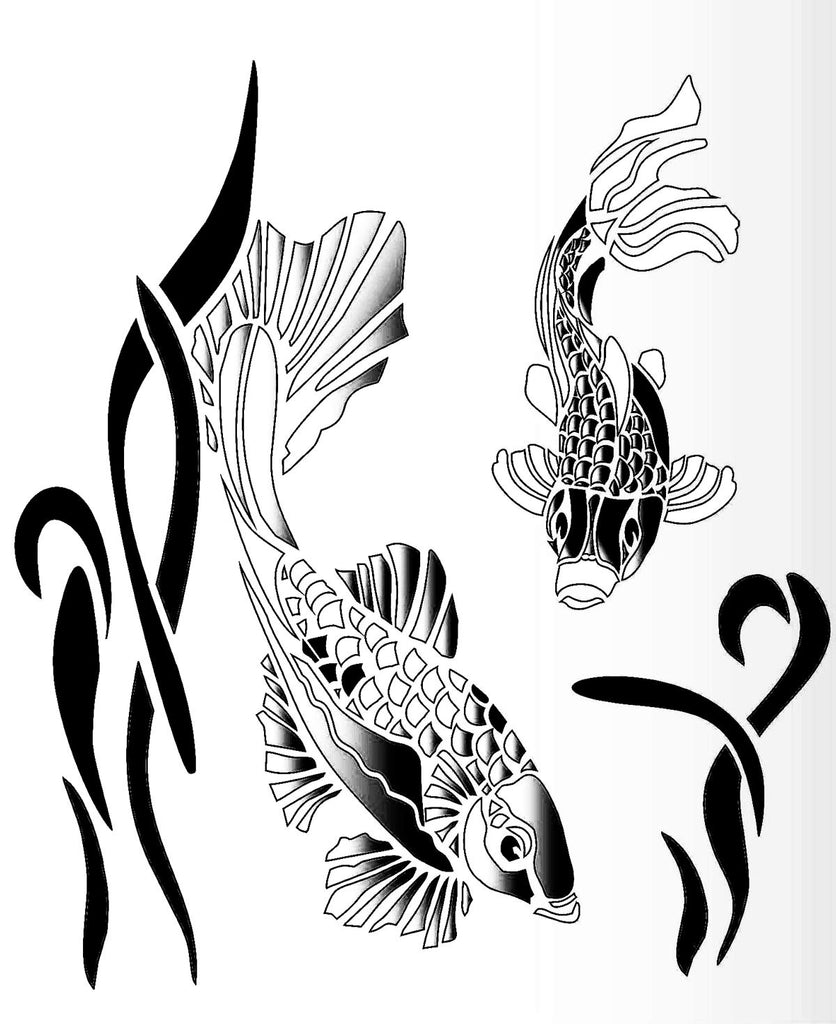 fish stencil