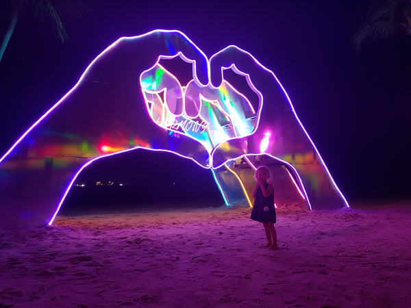 Island Lights, Sentosa, Palawan Beach