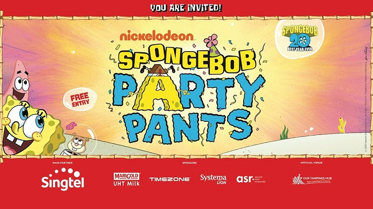 SpongBob PartyPants  at Our Tampines Hub 