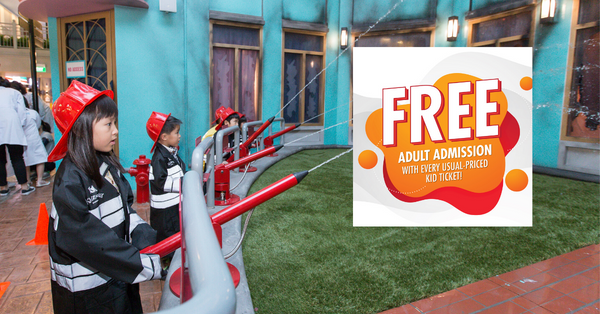 KidZania Singapore March Promotion: Adult Enter for Free