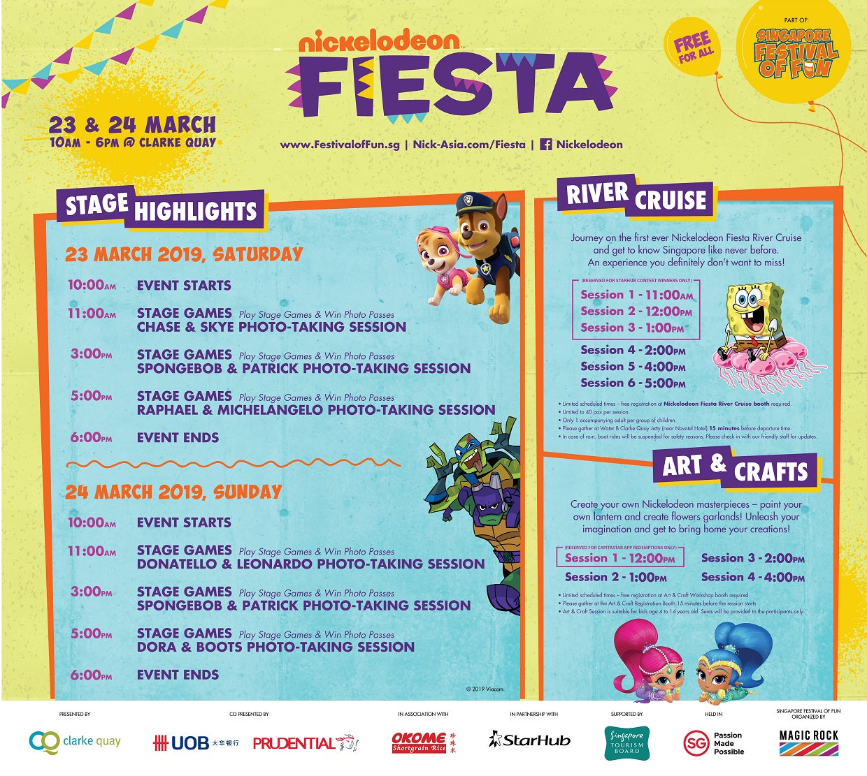Singapore Festival of Fun - Nickelodeon Fiesta