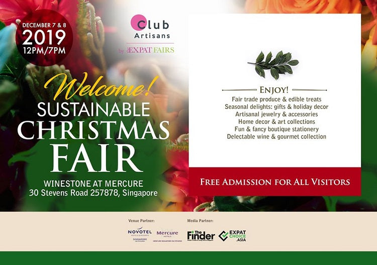 Christmas 2019 Markets, Bazaars and Fairs in Singapore - Sustainable Christmas Fair