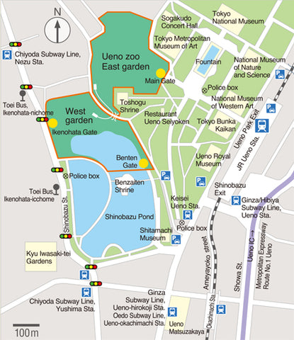 Ueno Zoo - How to get there and Location