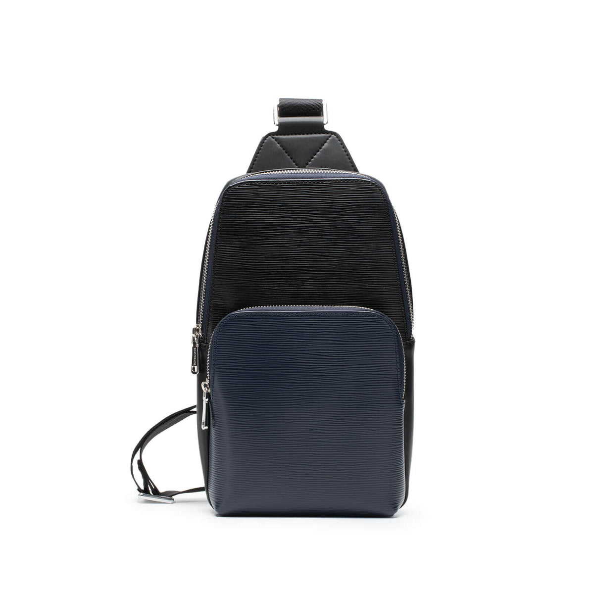 navy sling bag