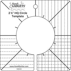 HandiQuilter Ruler of the Month 2 - 2 1/2" Circle 