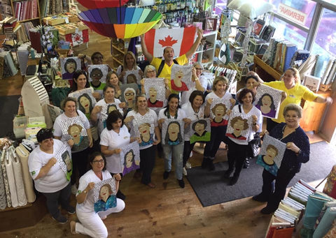 Self Portrait Class by Ana Paula Brasil at The Quilt Store