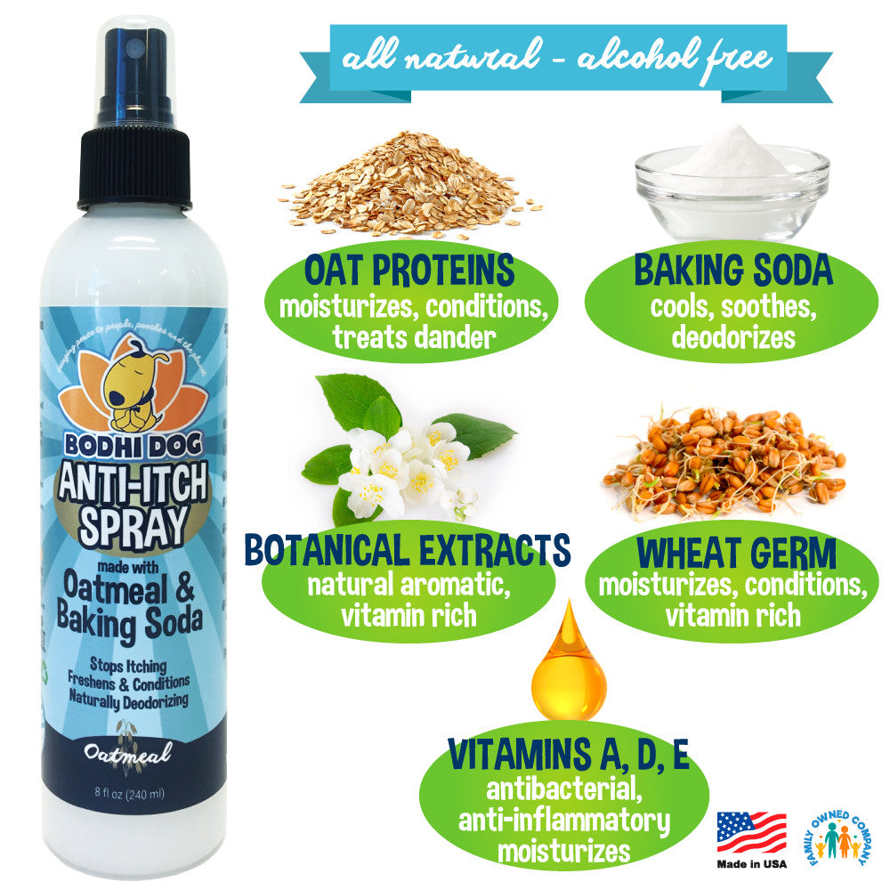 anti itch oatmeal spray for dogs