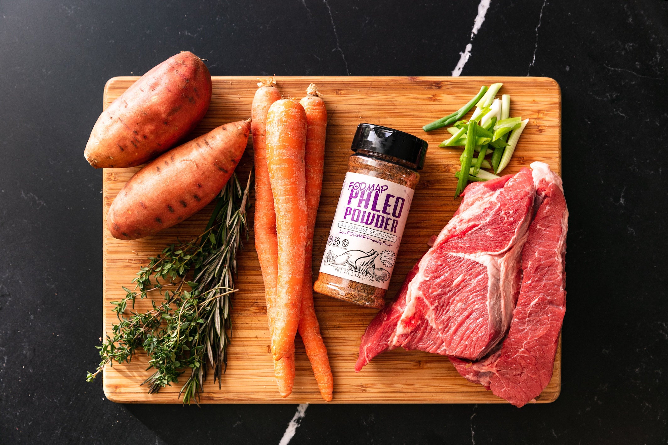 Low FODMAP-Friendly Paleo Pot Roast & Vegetables Ingredients