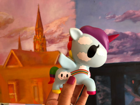 pixie unicorno - art toy de tokidoki
