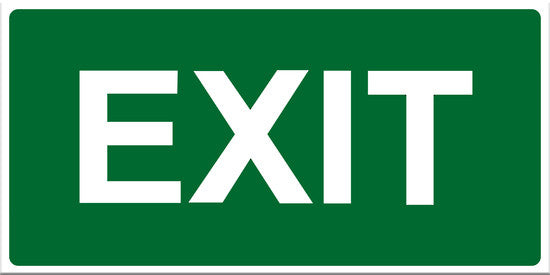 Exit Sign – Markit Graphics