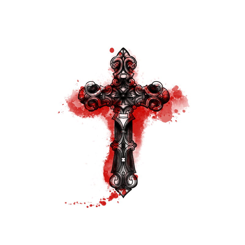 21 Savage Cross Tattoo Png