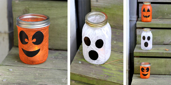 DIY Halloween Mason Jars