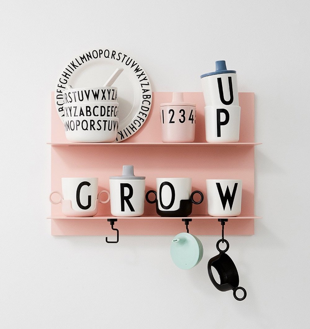 Buy the Design Letters Cup Handle in Pink by DESIGN LETTERS from Me and Buddy