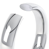 Court or Comfort profile wedding ring