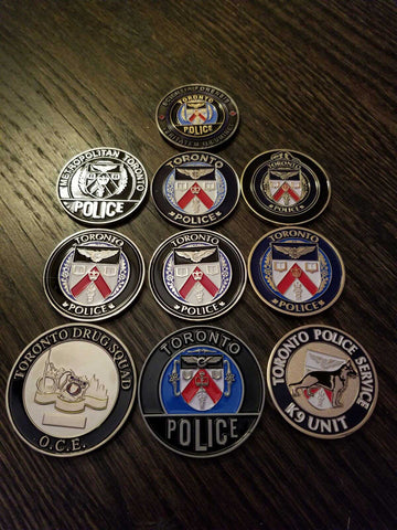 Toronto Police Challenge Coins