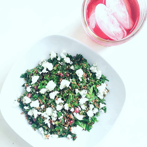 Warm Kale and Quinoa Salad on the Fire Cider Blog