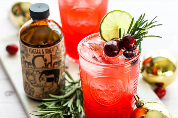 Cranberries, Rosemary and Fire Cider in the season's perfect mocktail! On the Fire Cider Blog.
