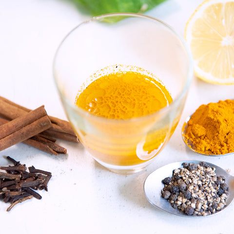 Turmeric and Black Pepper Detox Shots with Fire Cider