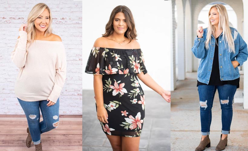 flattering dresses for plus size pear shaped