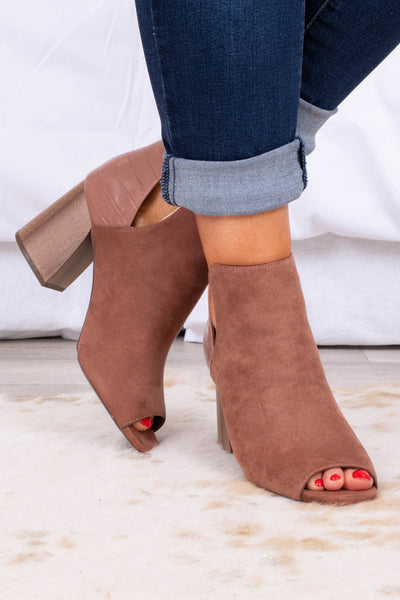 neutral open toe heels