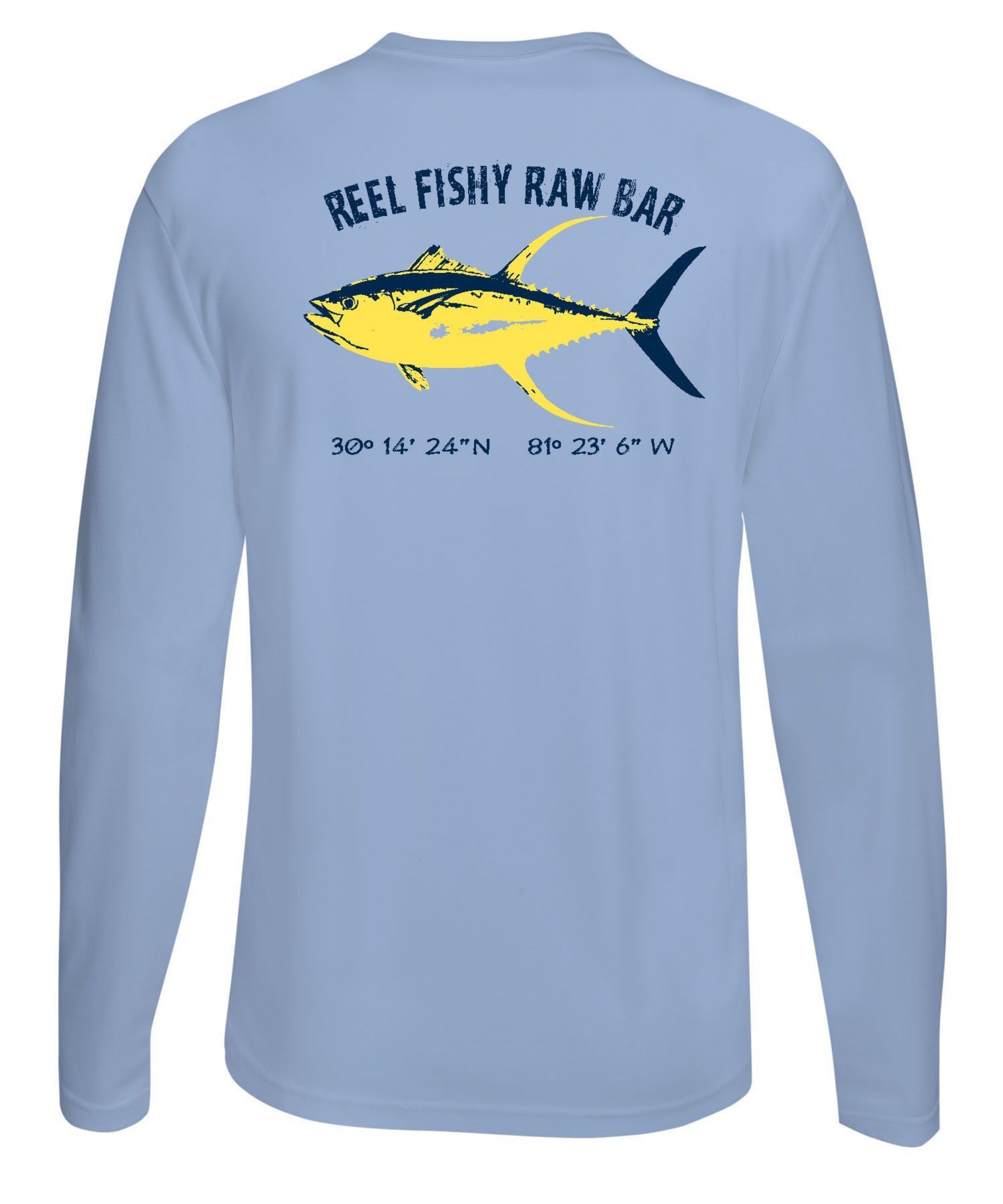 Tuna DesignCoastal Fishing Long Sleeve QuickDry Performance Fishing Shirt 