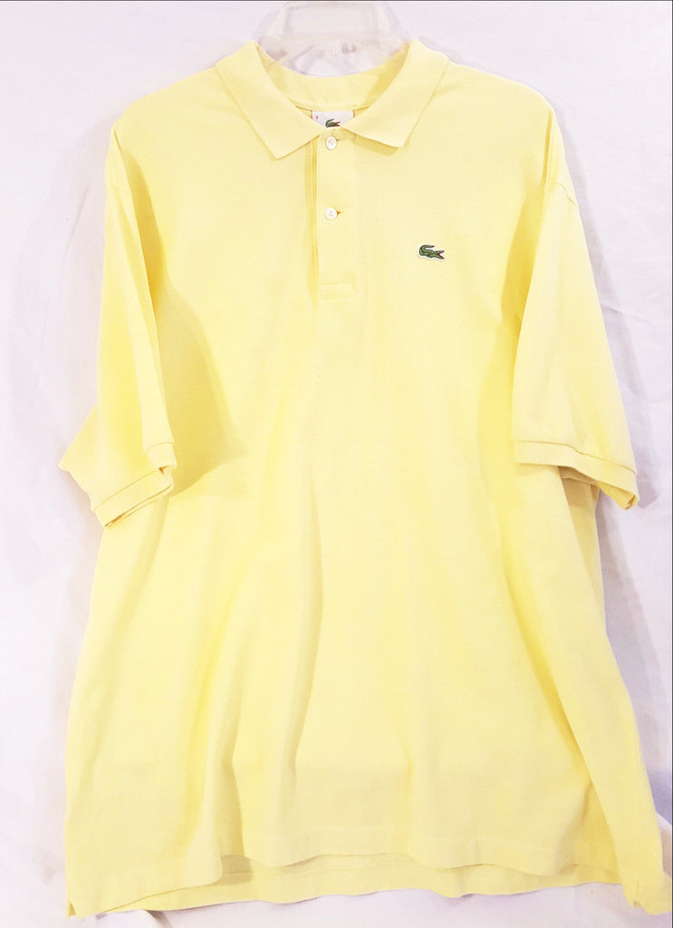 lacoste lemon polo shirt