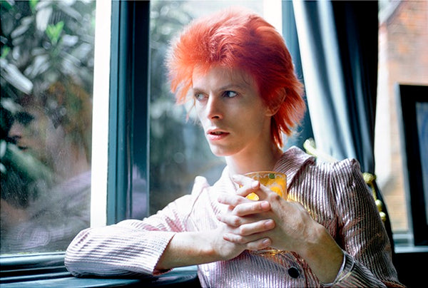 David Bowie Haddon Hall Reflection, UK 1972, By Mick Rock. La Maison Rebelle