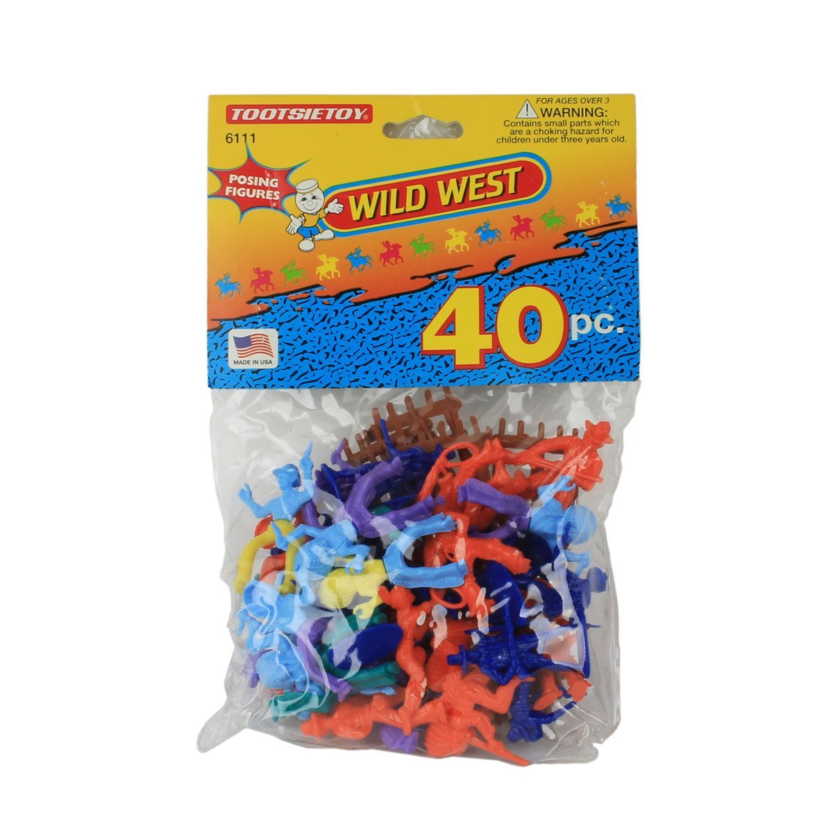 40 Western Figures Joy Toy Lido Processed Plastic TootsieToy COWBOYS & INDIANS 