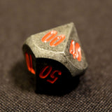 Crystal Fortress REAL d10 dice