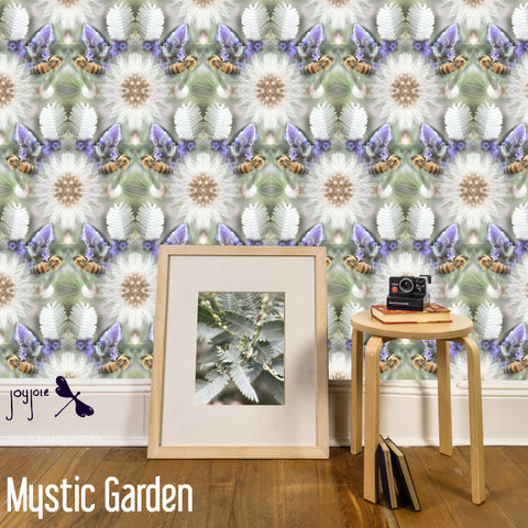 Mystic Garden wallpaper mockup
