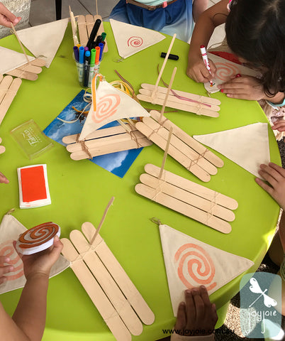 DIY toy sail decorating